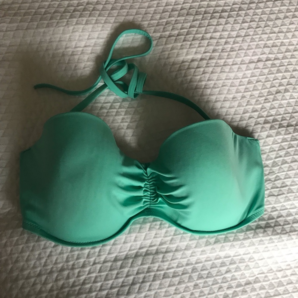 Teal bikini top